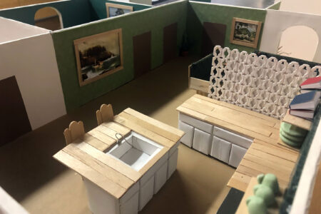 kitchen view #1 of urban oasis model unit