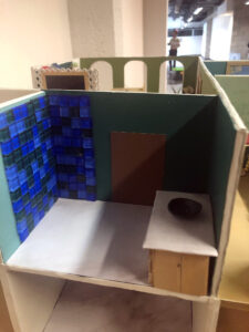 bathroom of urban oasis model unit