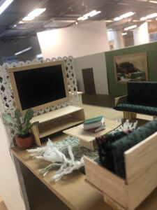 view #2 of living room in urban oasis's model unit